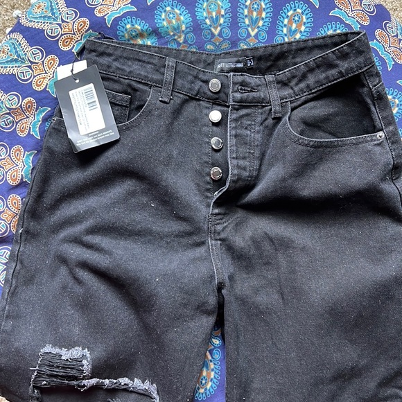 PrettyLittleThing Denim - PLT Black pants